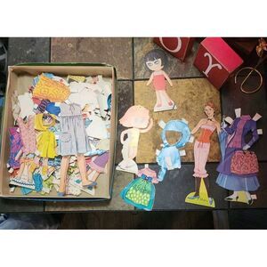 Vintage Large Lot Of‎ Paper Doll Collection Mixed Brand Mary Poppins Whitman